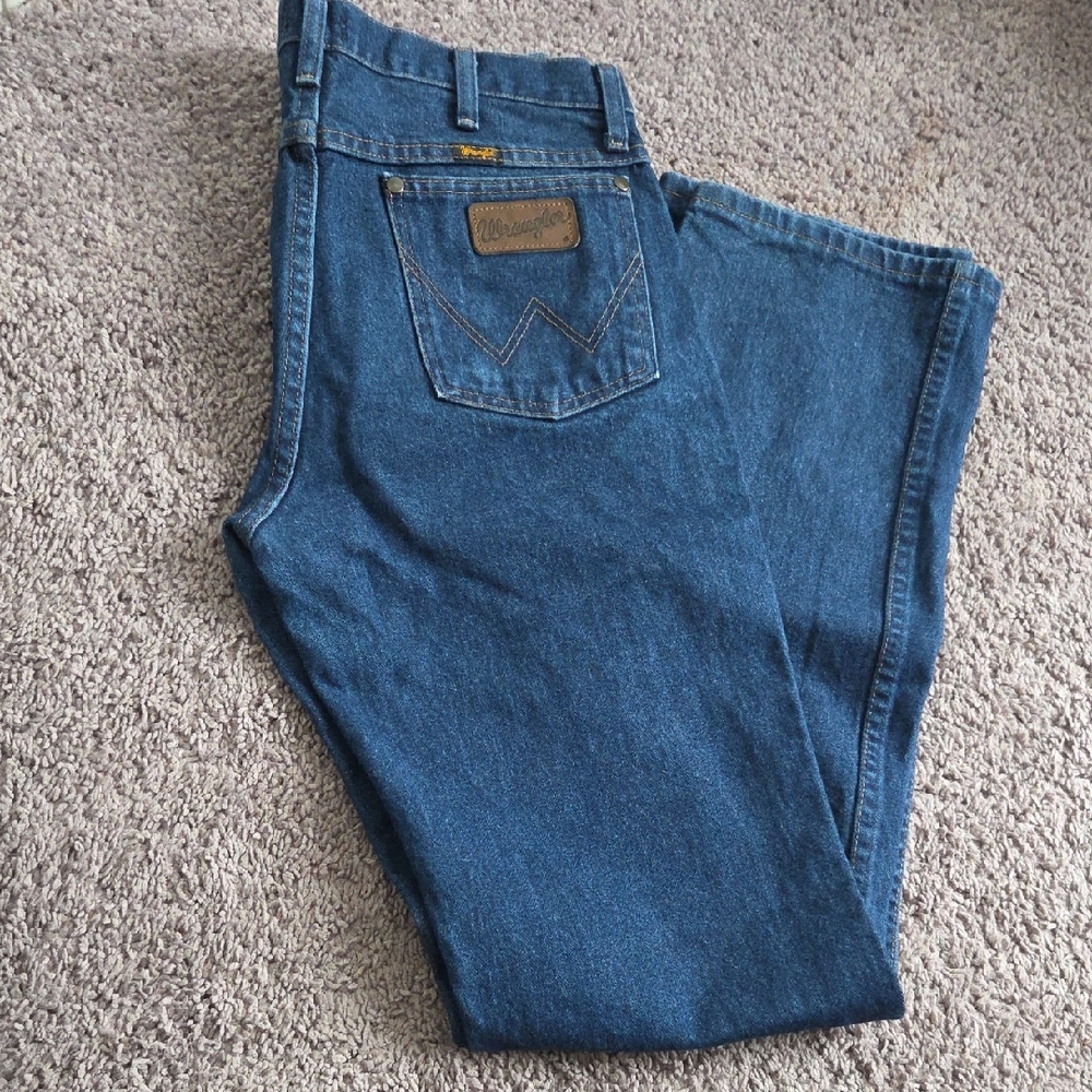 Wrangler Men's Straight Blue Jeans